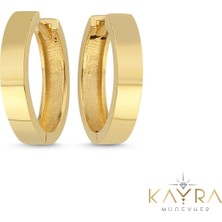 Kayra Mücevher Altın Halka Küpe AHK67