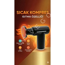 Nivego Profesyonel Şarjlı Masaj Tabancası - Sıcak ve Soğuk Kompres Başlıklı, 6 Farklı Masaj Başlığı