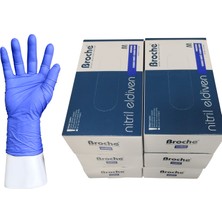 Pudrasız Kobalt Nitril Eldiven M Beden 6'lı Paket