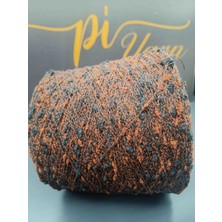 Pi Yarn Fashion Mill Böcekli Ip Kiremit-Füme 200GR