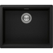 Schock - Lahti N100L Onyx 50 cm Tezgahaltı/tezgahüstü Granit Evye