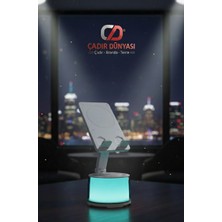 Çadır Dünyası Magic Sound Sensörlü Hoparlör - Bluetoothsuz Bağlantı, Şarjlı Telefon Tutucu Stand