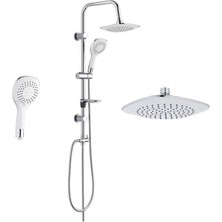 Efe Avm 5+1 Fonksiyonlu Duş Robotu Tepe Duş Seti Duş Başlığı Sistemi Seti Yağmurlama Duş Robotu ( Lisinya )