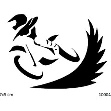 Airbrush Tattoo Hız Motoru Yapışkanlı Stencil Süsleme ve Boyama Kalıbı