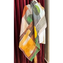 Leila Yumuşak Modal Kumaş Soyut Desenli Eşarp