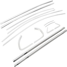 Universal Renault Uyumlu Taliant 2021 Sonrası Cam Çerçevesi Paslanmaz Çelik