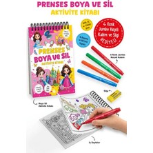 Bigkids Yayınları Prenses - Boya ve Sil Aktivite Kitabı / 3 Yaş +