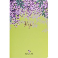 Ela's Paper Mor Salkım Hoper Defter