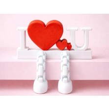 MisterionStudio Eklemeli Kalp - Sevgililer Günü Yüksek Kaliteli Baskı