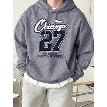 Chicago Oyuncuları Numarası 27 Baskılar Erkekler Hoody Yumuşak Polar Tişörtü Hip Hop Sokak Gi