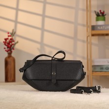 Siyah Renk Deri Çanta - Omuz Askılı ve Spor 40436 , Hakiki Deri