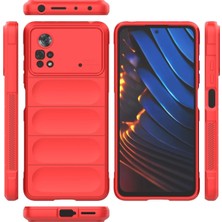 Starseven Newface Poco X4 5g Kılıf Optimum Silikon - Kırmızı