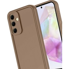 Sh Ticaret Newface Galaxy A17 5g Viera Silikon - Kahverengi