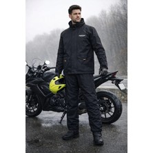 Yağmurluk Motoyc Raincoat Alt-Üst Takım Siyah