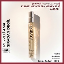 Norayn DW101 Roselyn EDP 10 ml Kadın Parfümü | Çanta Boyu | Çilek, Ahududu ve Menekşe Notaları | Şehvetli Meyve Cazibesi ve Yoğun Kalıcı İmza