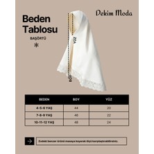 Dekim Moda Pamuk Fistolu Kız Çocuk Başörtüsü | Nefes Alan Kumaş