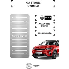 A&G Tuning Kia Stonic Ayak Dinlendirme Pedalı Krom Ayak Dayama Pedalı