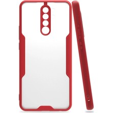 Epilons Newface Redmi 9 Kılıf Platin Silikon - Kırmızı