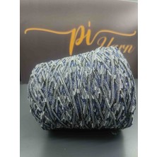 Pi Yarn Lineapiu Cristallo Simli Fantazi Ipi Krem-Saks Gold Simli 200GR