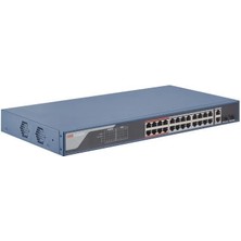Binbir Göz Bilgisayar Hıkvısıon DS-3E1326P-EI 24 Port 10/100 24 Port Poe 2 Port Uplınk 370W Yonetılebılır Swıtch