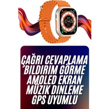 Android ve Ios Uyumlu Uyku ve Sağlık Takibi Yapabilen 3 Kordonlu Akıllı Saat