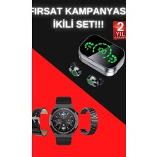 Tws Bluetooth Kulaklık ve Akıllı Saat Uyku Takibi Nabız Ölçer Uzun Pil Ömrü