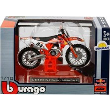 NW NessiWorld 51070 Nessiworld-Bur-1:18 Motor Red Bull Ktm 450 2 Asorti