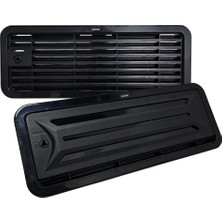 Shuivan Shuıvan Buzdolabı Havalandırma Menfezi Kış Kapaklı 48X18,5CM - Siyah