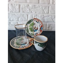 Konyax 18 Parçalık Kahve Çay Seti Hybrıd6