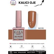 Gala Smart  Kahverengi Kalıcı Oje 10 ml Oje Kodu: 116