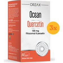 Ocean Quercetin 100 Mg 60 Kapsül - 3 Adet (180 Kapsül)
