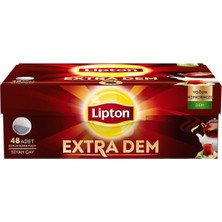 Hype Store Extra Dem Demlik Süzen Poşet Siyah Çay (1 x 48 Adet), 153 G