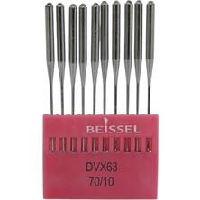 Hype Store Beıssel Beissel DVX63 Sanayi Tipi Reçme Makinesi Iğnesi 10/70 Numara Ses Uçlu 10 Adet (1 Paket)