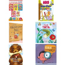 Harika Çocuk Yayınları 4-7 Yaş Eğitici Etkinlikli Boyama Seti - 5 Kitap... +5 Eğitim Kitabı