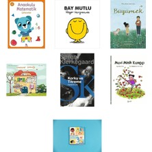 Almidilli Yayınları Anaokulu Matematik Çalışmalar 4-5 Yaş Çıkartmalarla... +6 Eğitim Kitabı