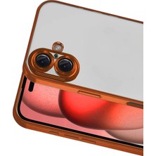 Olinea Newface Iphone 17 Lensli Silikon - Turuncu