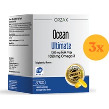 Ocean Ultimate Balık Yağı 1200 Mg 30 Kapsül - 3 Adet (90 Kapsül)