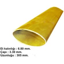 K&s 10122 Prinç Oval Boru -6.80 x 3.30 Mm. -Uzunluk 30