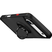 Olinea Newface Iphone 17 Air Montreal Yüzüklü Silikon Kapak - Siyah