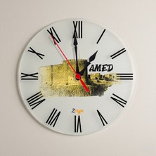 Zerya Amed Diyarbakır Sur Tasarımlı Roma Rakamlı Duvar Saati