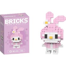 Akçtoys Bricks Melody Kitty Ailesi Karakter Figürü