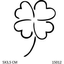 Airbrush Tattoo Çizgisel Çiçek Yapışkanlı Stencil Süsleme ve Boyama Kalıbı