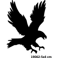 Airbrush Tattoo Minimal Kartal Yapışkanlı Stencil Süsleme ve Boyama Kalıbı