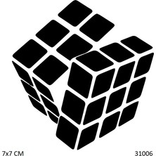 Airbrush Tattoo Zeka Küpü Yapışkanlı Stencil Süsleme ve Boyama Kalıbı