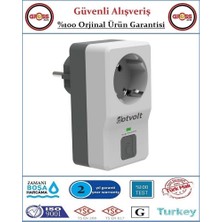 Dotvolt Akım Korumalı Priz - 3680 W - 1050 Joule - Tekli Priz - Orjinal Ürün