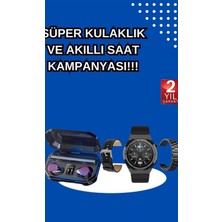 Yeni Nesil Kampanyası Bluetooth Bağlantılı Akıllı Saat ve Kablosuz Kulaklık Dijital Göstergeli