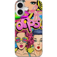 Lelia iPhone 17 Uyumlu Baskılı Şeffaf Telefon Kılıfı | Koleksiyon: Queenmode Femme
