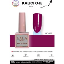 Gala Smart  Bordo Kalıcı Oje 10 ml Oje Kodu: 107