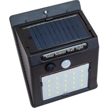 Powermaster PM-4528 Solar Sensörlü Duvar Tipi 20 Ledli Beyaz LED Aplik