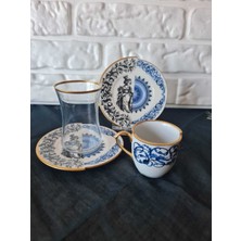 Konyax 18 Parçalık Kahve Çay Seti Artemis